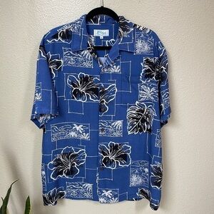 Kolekole made in Hawaii USA button down shirt SZ L